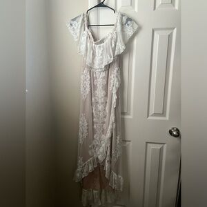 ARULA Off the shoulder Boho dress